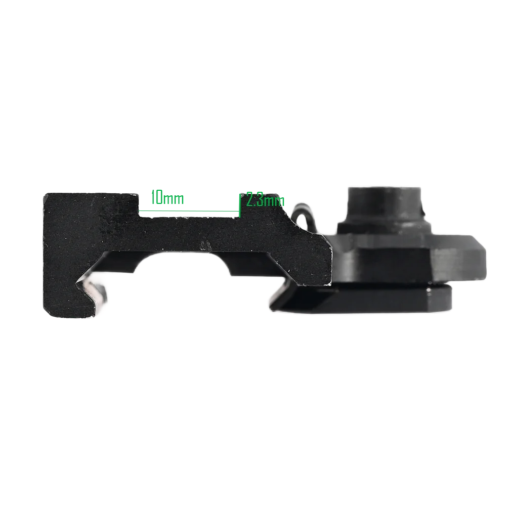 Base de montaje para luces tipo punto rojo M4/Surefire compatibles con M951 M961 M910 - imagen 4