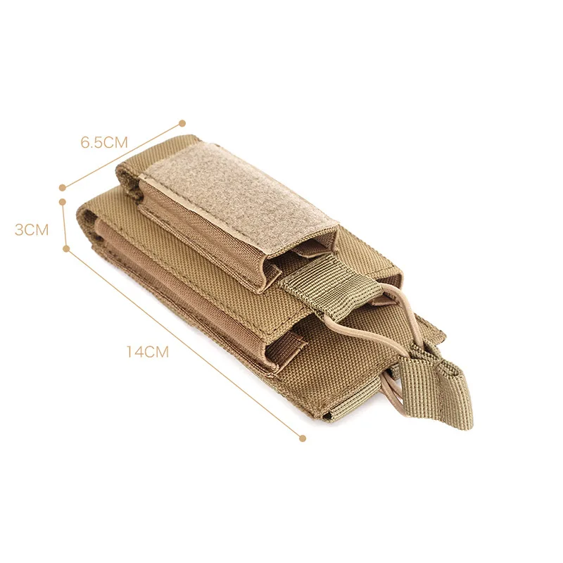 Bolsa militar Molle para 5,56/7,62mm/9mm M4 AR15 AK47 Airsoft Rifle Pistol Mag funda de herramientas de caza - imagen 4