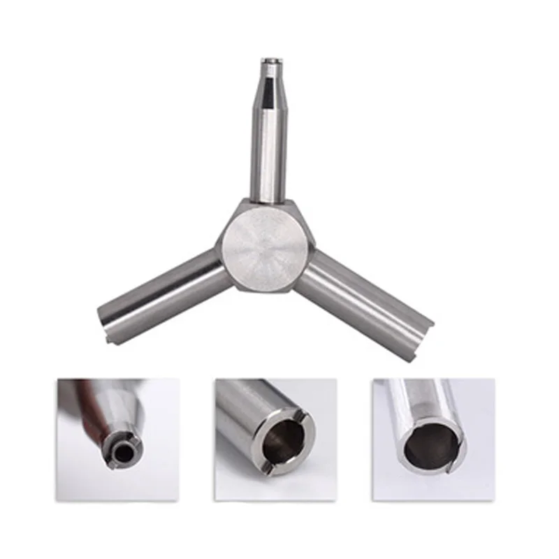 Wadsn llave de válvula de Gas de caza al aire libre, herramienta de carga de revista de fuerza Triple del ejército de acero para GBB AEG KSC WA Airsoft Gun Shooting
