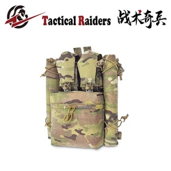 Nuevo Paquete de Panel trasero multifuncional antiniebla, bolso táctico con placa trasera doble