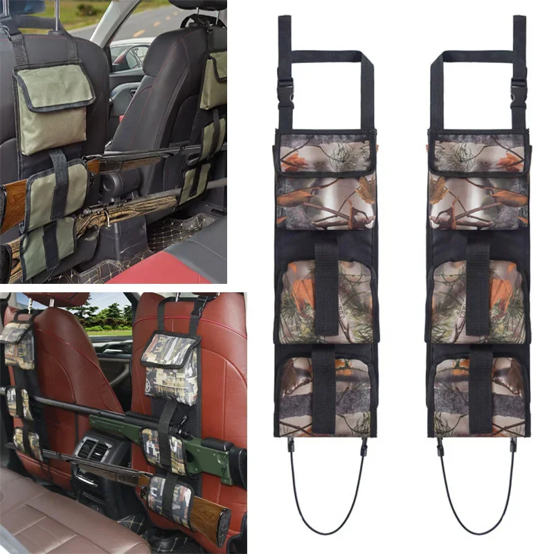 Organizador táctico respaldo asiento de coche con funda
