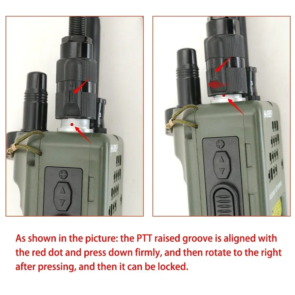 Silynx PTT táctico Ptt de 6 pines para walkie-talkie AN/PRC148 152, auriculares de defensa PELTO/MSA, Tiro Táctico - imagen 5