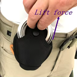 Funda táctica MOLLE para esposas – Nailon resistente regulable