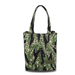Bolsa táctica camuflaje woodland lona resistente