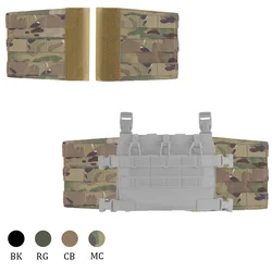 Panel lateral de camuflaje MOLLE, expansión colgante en el pecho trasero de caza, accesorios de panel lateral MOLLE