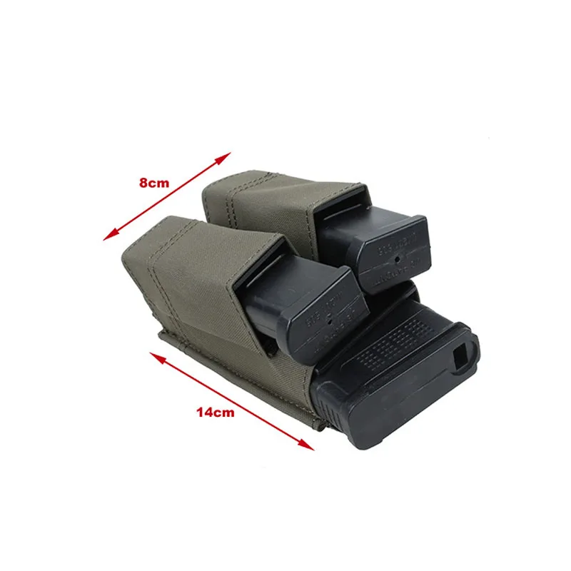 Nuevo TMC RG táctico Molle M4 Mag doble pistola Mag bolsa conjunto para chaleco táctico sistema Molle - imagen 2