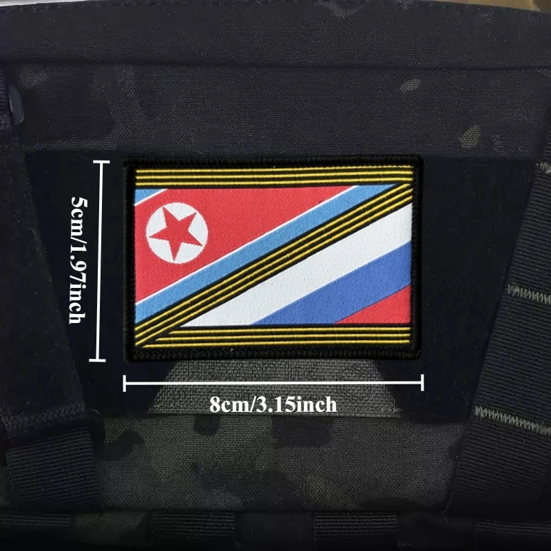 Parche táctico bandera rusa de operación especial con gancho - imagen 4