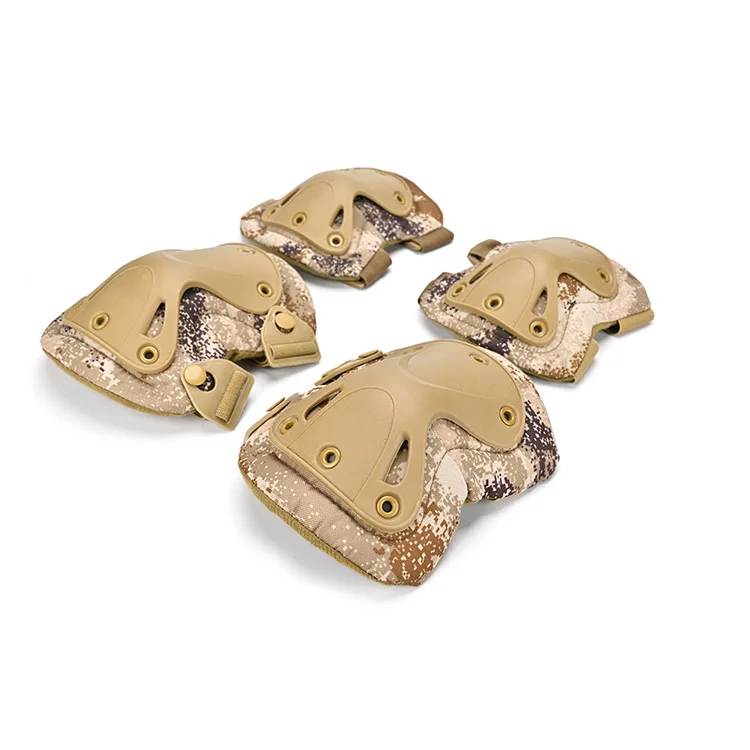 Rodillera táctica Cs, conjunto de cuatro piezas para entrenamiento al aire libre, mejora la conducción - imagen 2