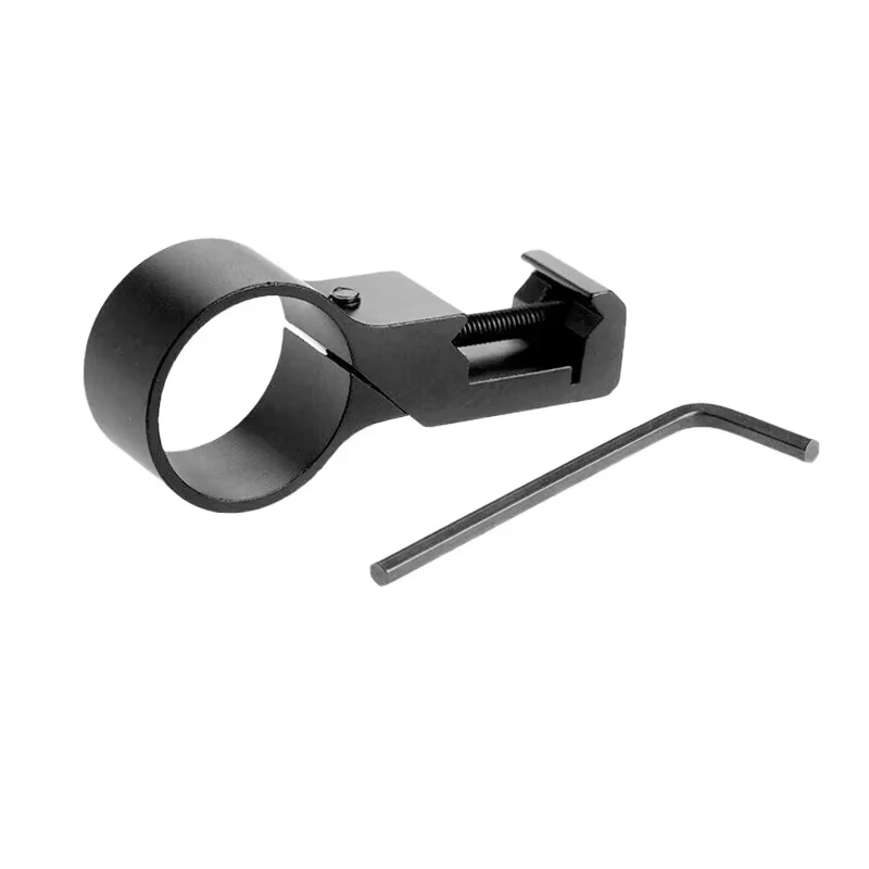 Tubo adaptador de montaje de alcance de anillo lateral compensado de 1 pulgada y 90 grados, 20mm, 7/8 pulgadas para linterna, antorcha, caza láser - imagen 2