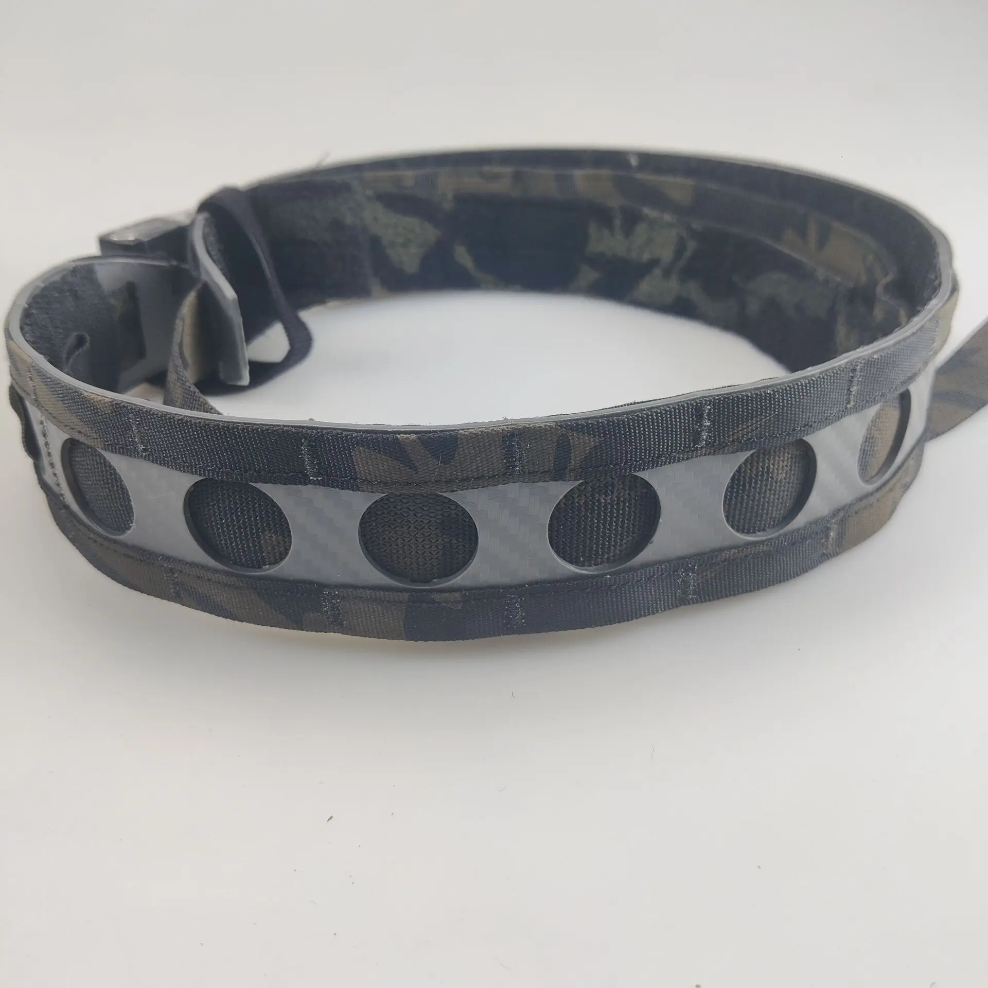 Pretina táctica estilo Ferro, ligera, de liberación rápida, interior y exterior, doble cinturón táctico para airsoft - imagen 5