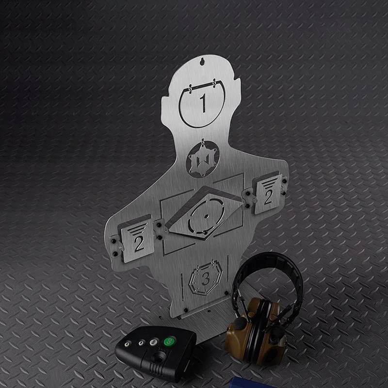 Objetivo de tiro medio cuerpo de acero inoxidable portátil de metal - imagen 3