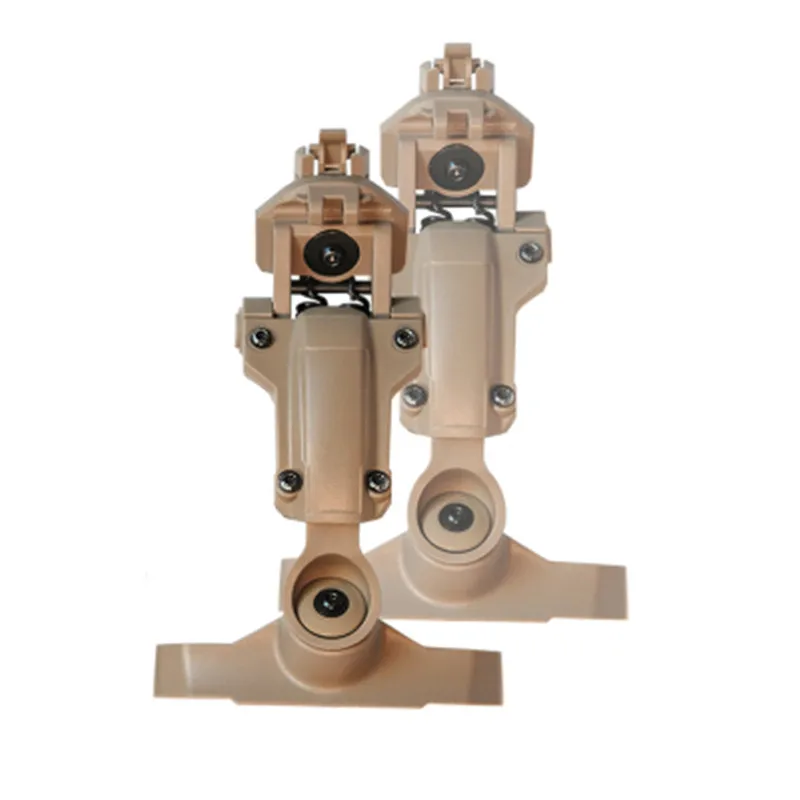 Auriculares con reducción de ruido para deportes tácticos al aire libre, auriculares que conectan el riel del casco - imagen 2