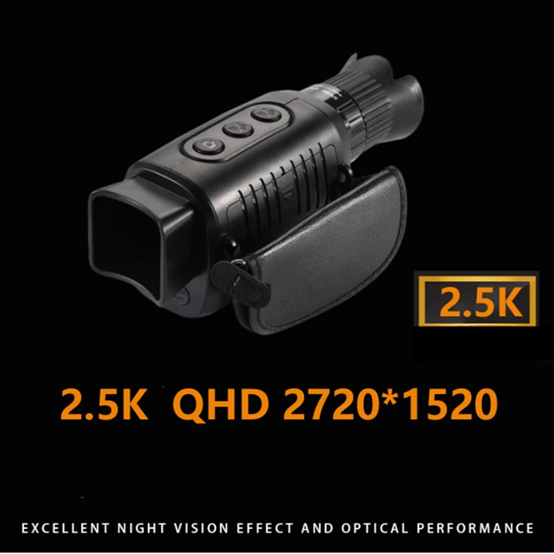 Dispositivo de visión nocturna Monocular con Zoom de luz Digital 5X, cámara infrarroja HD de 1080P, telescopio de caza, búsqueda al aire libre, oscuridad completa, 300m - imagen 5
