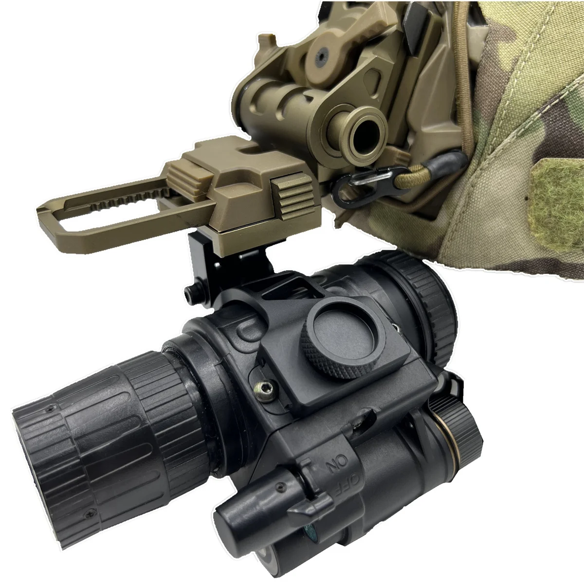 Adaptador de brazo táctico para soporte NVG de casco aluminio - imagen 5