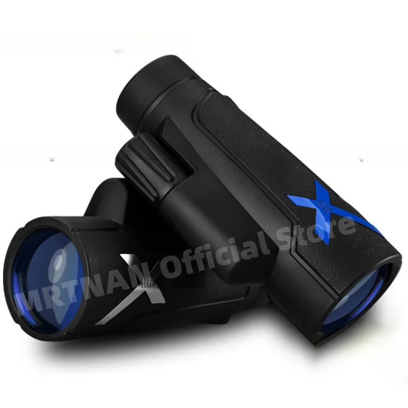 Telescopio Monocular HD portátil con aumento de 12x50, potente campo de visión de larga distancia para acampar al aire libre, observación de caza