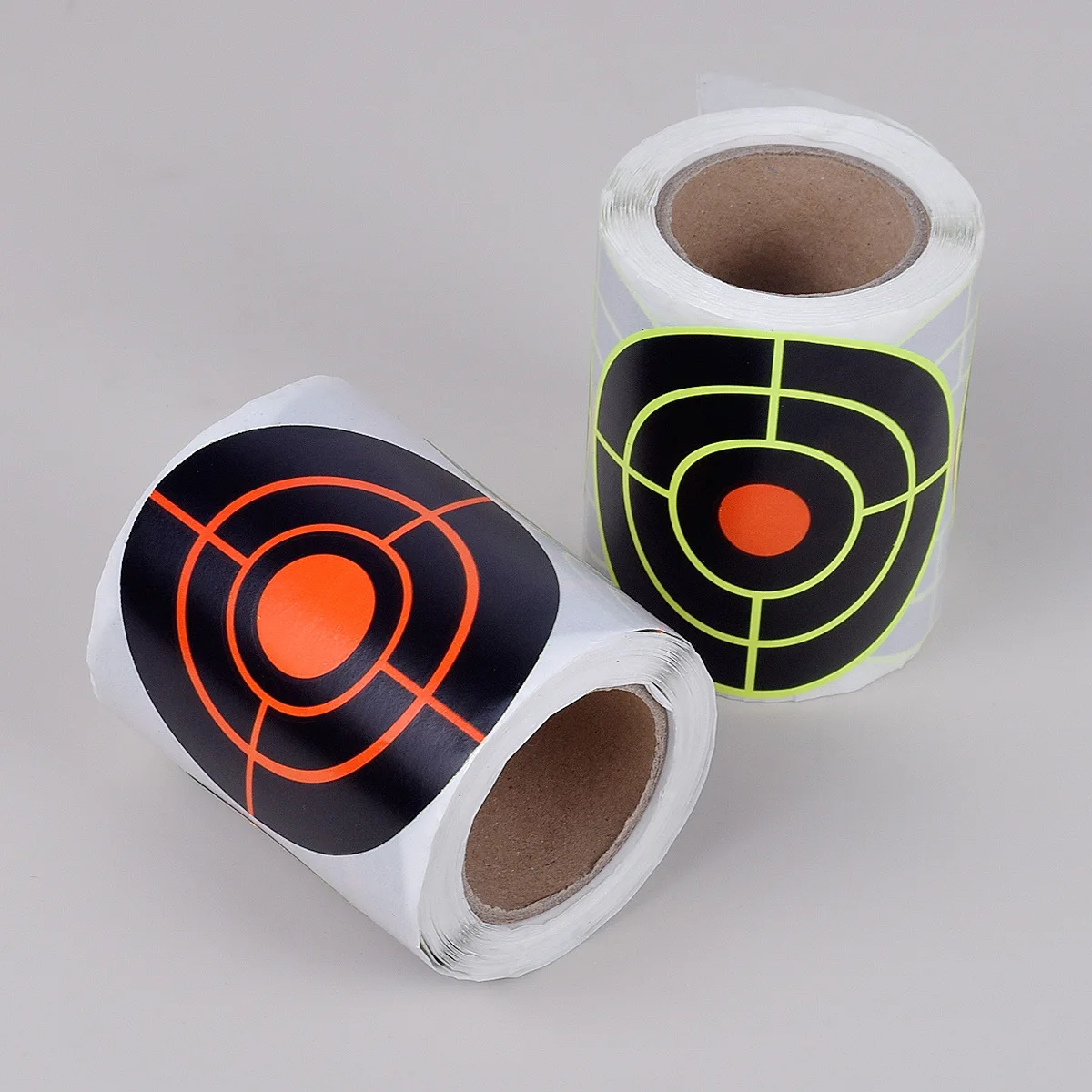 Amarillo 100 Uds. Pegatina autoadhesiva táctica para objetivo de tiro 7,6 cm salpicaduras reactivas práctica entrenamiento pegatinas de caza - imagen 5