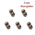 5 sets Rose golden