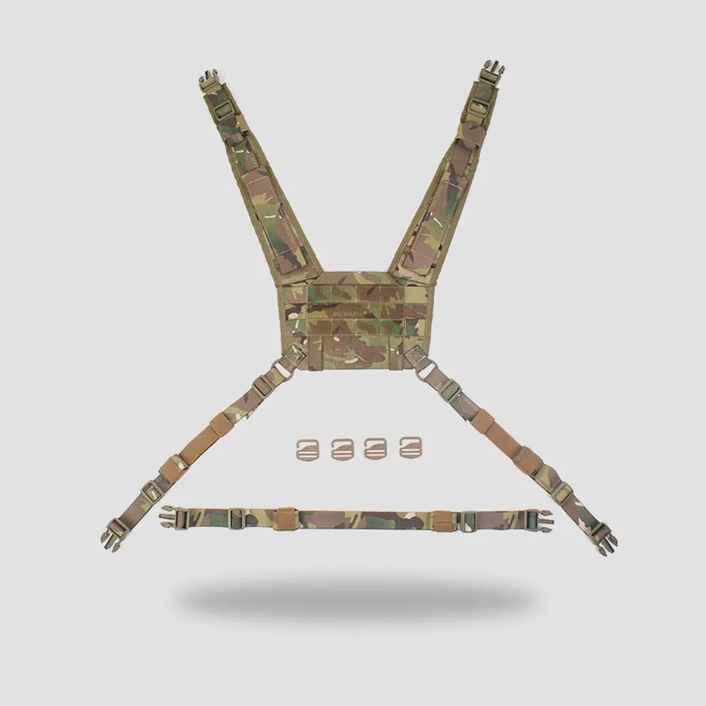 Chaleco táctico serie JPC-R, arnés de asalto, correa para el pecho, montaje en aparejo, mochila, correa para tirantes RS10 - imagen 2