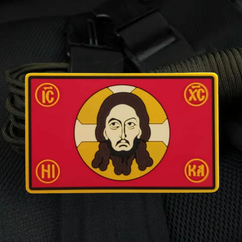 Parche de goma suave de PVC 3D para padre Jesús, ángel guardián, gancho y bucle, insignia de moral, mochila, parches adhesivos decorativos para ropa - imagen 2