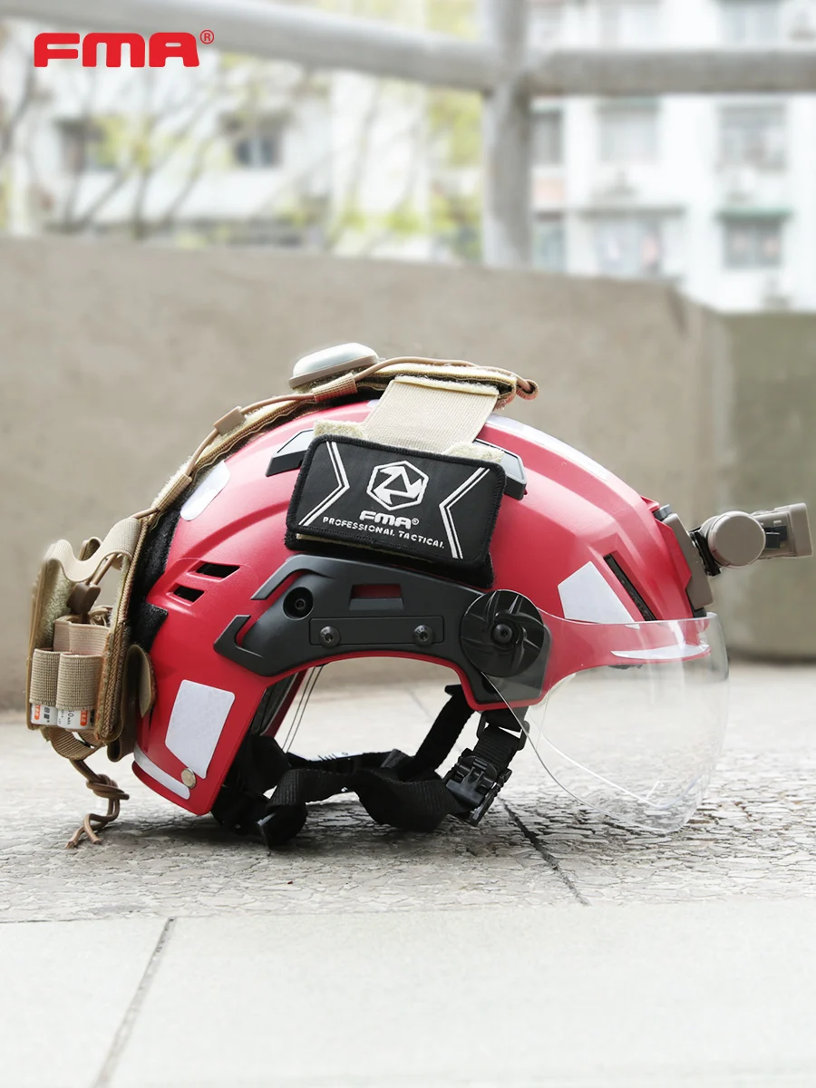 Casco de rescate de emergencia FMA, protector de seguridad ligero, ajustable, TB1452 - imagen 3