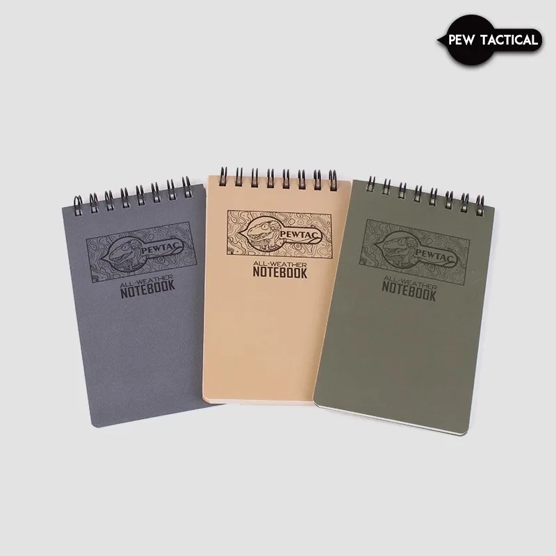PEW TACTICAL 24/7 Cuaderno impermeable Cuaderno de respaldo EDC A prueba de lluvia e impermeable