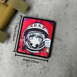 Parche táctico velcro – Insignia astronauta anime para mochila