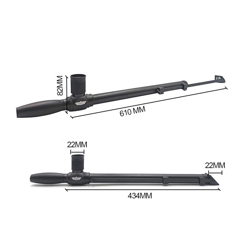 UZI-mira telescópica retráctil para caza, Monocular táctico, visión nocturna, Visión de aves, 5X20 - imagen 2