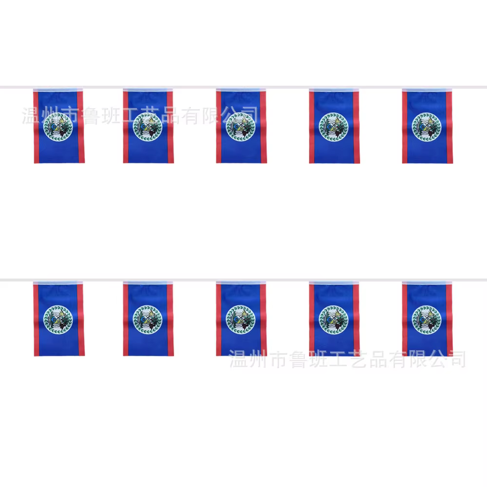SKY FLAG Guirnalda banderines Belice decoración festiva