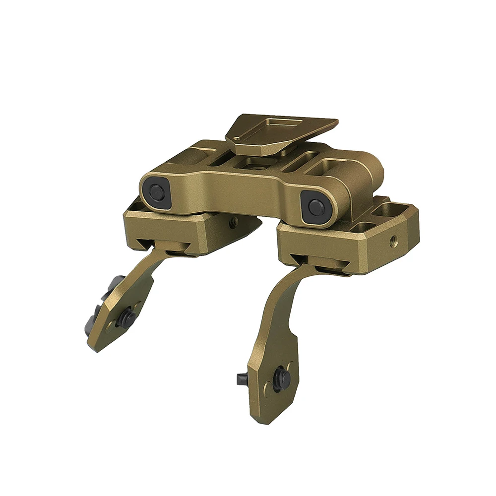 Kit de montaje de detección rápida de visión nocturna con soporte para casco táctico Dual PVS-14 con acabado anodizado duro - imagen 2