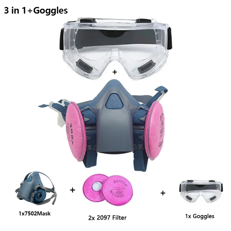 3in1-Clear Goggles