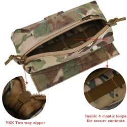 Bolsa colgante táctica MOLLE para chalecos JPC, CPC, LBT y D3CR