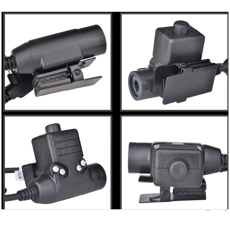 Nuevo U94 táctico PTT para Original RAC TMC COMTAC Earmor auriculares caza militar PTT Airsoft Fit Nato Plug accesorios para auriculares - imagen 4