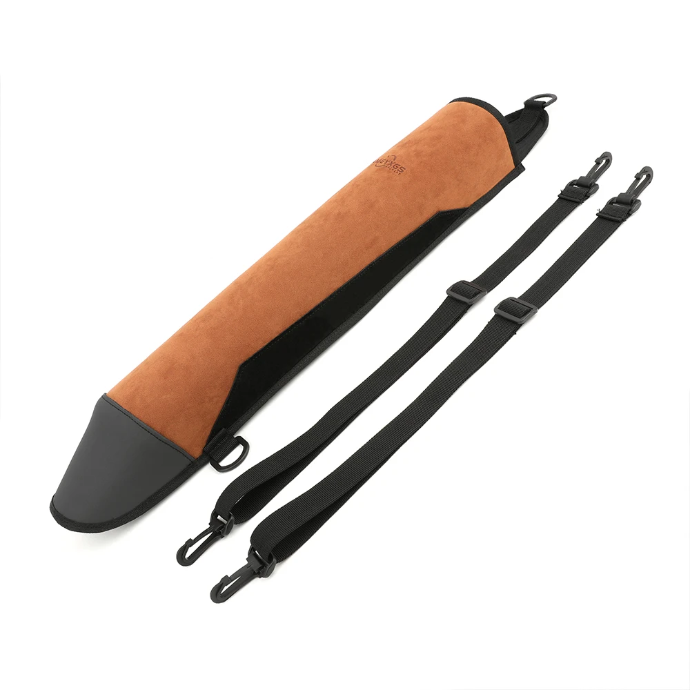Carcaj de flecha de cuero para hombro/espalda, soporte de flecha portátil de gran capacidad, arco LH/RH, tiro con arco, caza, tiro, objetivo, bolsa de flecha - imagen 4