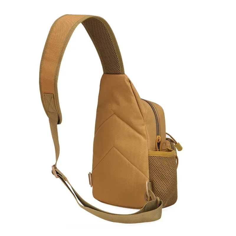 Bolso de pecho para hombre, bolso de hombro táctico, eslinga para exteriores, camuflaje Multicam, Camping, viajes, senderismo, caza, bolso cruzado militar - imagen 5