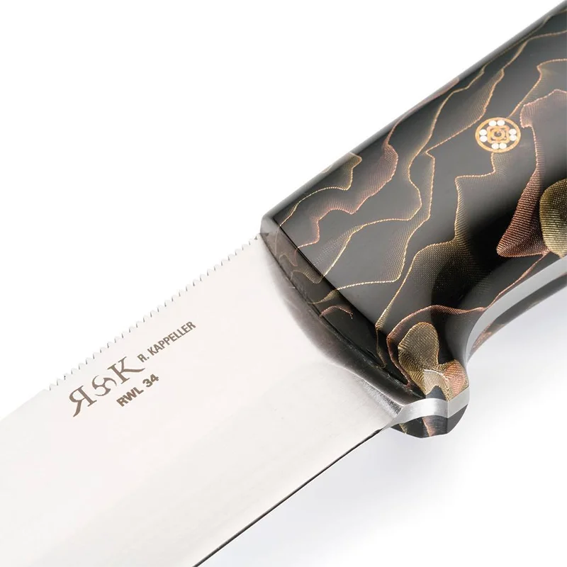 Placa de Material de resina de 2 colores, mango de cuchillo de malla de cobre y latón, escala DIY, parche de tablero para tirachinas, bolígrafo táctico artesanal - imagen 5