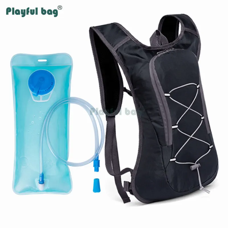Mochila de hidratación para bicicleta con vejiga de agua de 2L, impermeable, para deportes al aire libre, beber, montar, correr, hidratación AVA198 - imagen 2