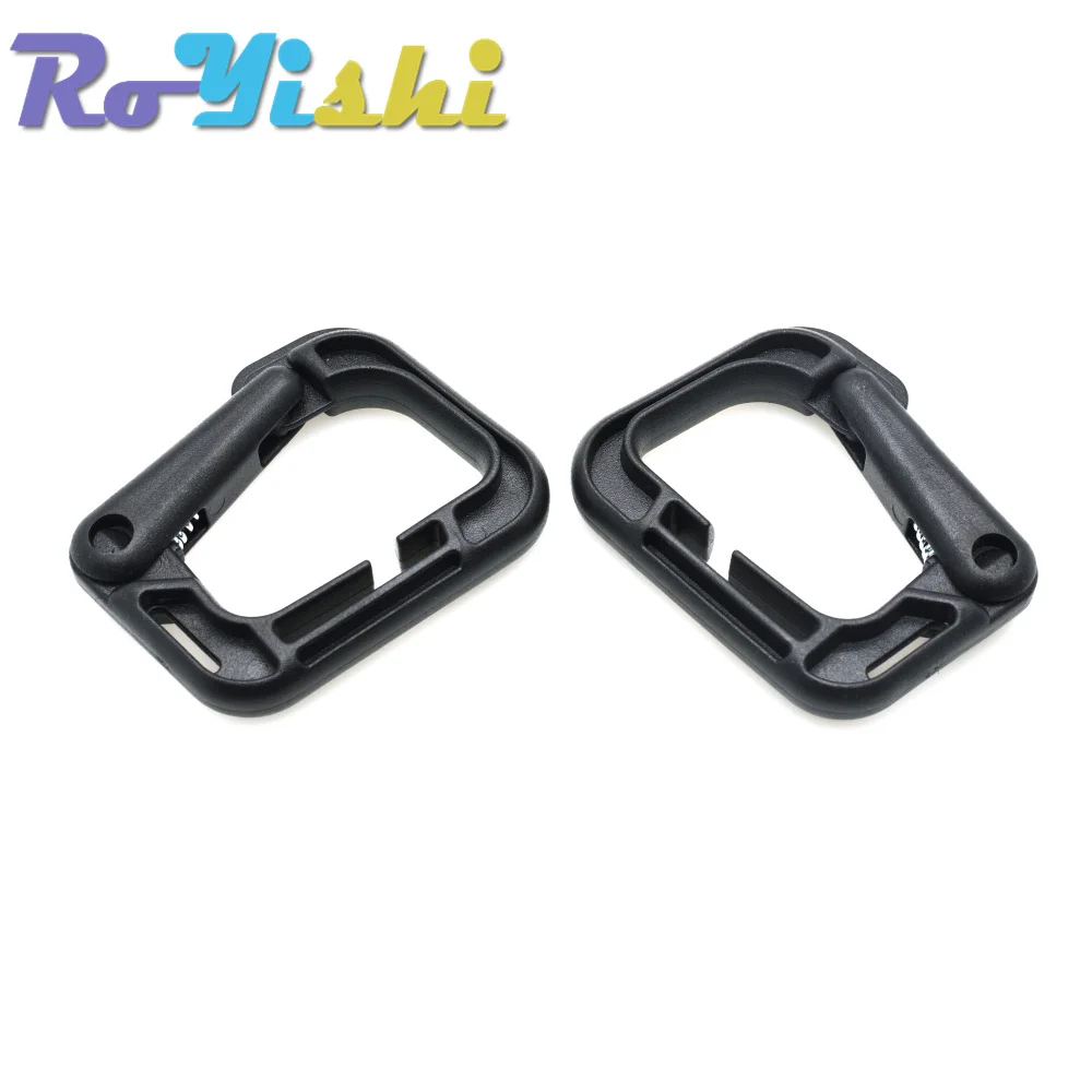 2 unids/pack de plástico multiusos Grimloc anillo en D mosquetón hebilla de seguridad para mochila cierre llavero bolsa - imagen 4