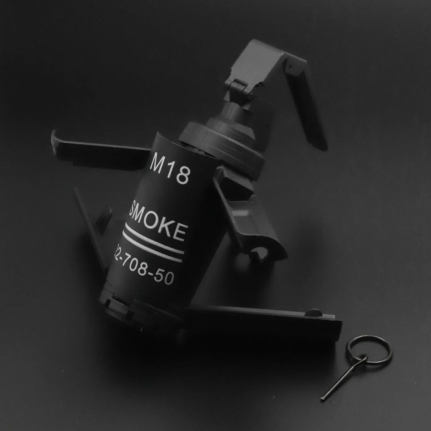 RR1/2 piezas M18 juguete-granada de mano, modelo de granada de humo táctica juguete de plástico-granada modelo de granada al aire libre.