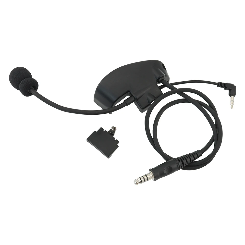 Orejeras tácticas de tiro, Kit de micrófono externo, U94 Ptt táctico, auriculares de tiro electrónicos para deporte de impacto de Oliver Leight - imagen 4