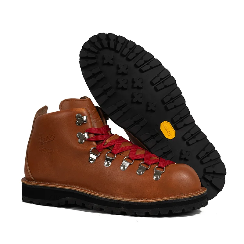 LAGIES zapatos de senderismo de cuero de vaca, botas para caminar, zapatos Goodyear para hombre, zapatos tobilleros informales de moda, zapatillas para caminar y trekking al aire libre - imagen 5