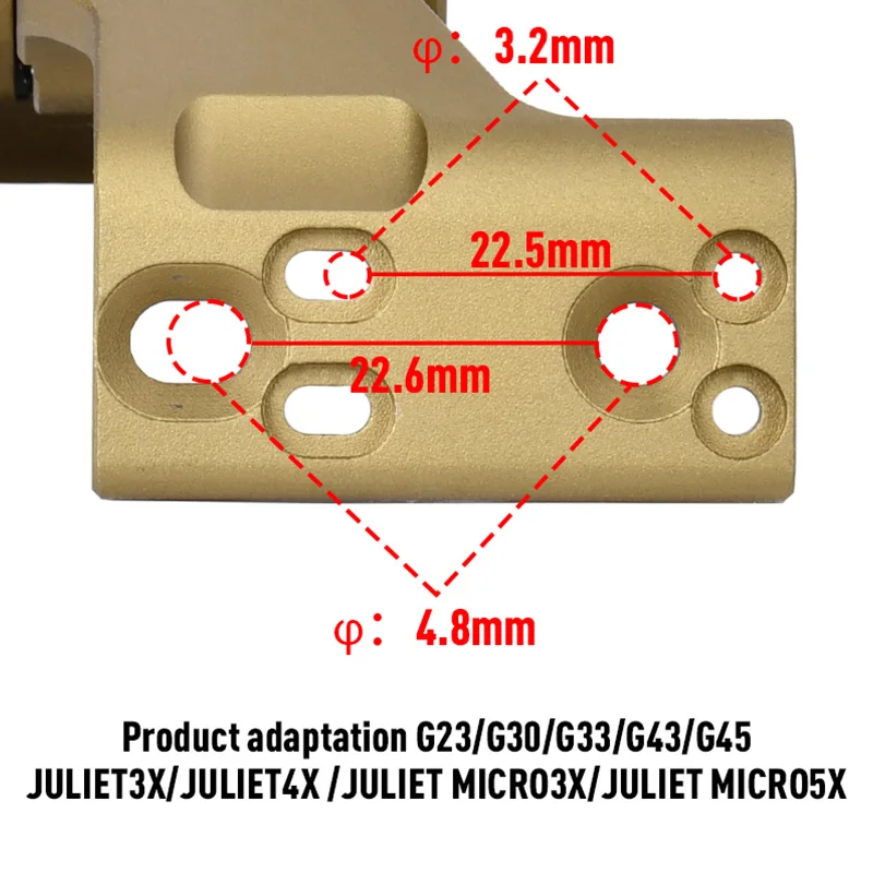 Soporte táctico de lupa FTC OMNI de Metal con palanca QD rápida, soportes de alcance de altura óptica de 2,26 "con marcas originales - imagen 5
