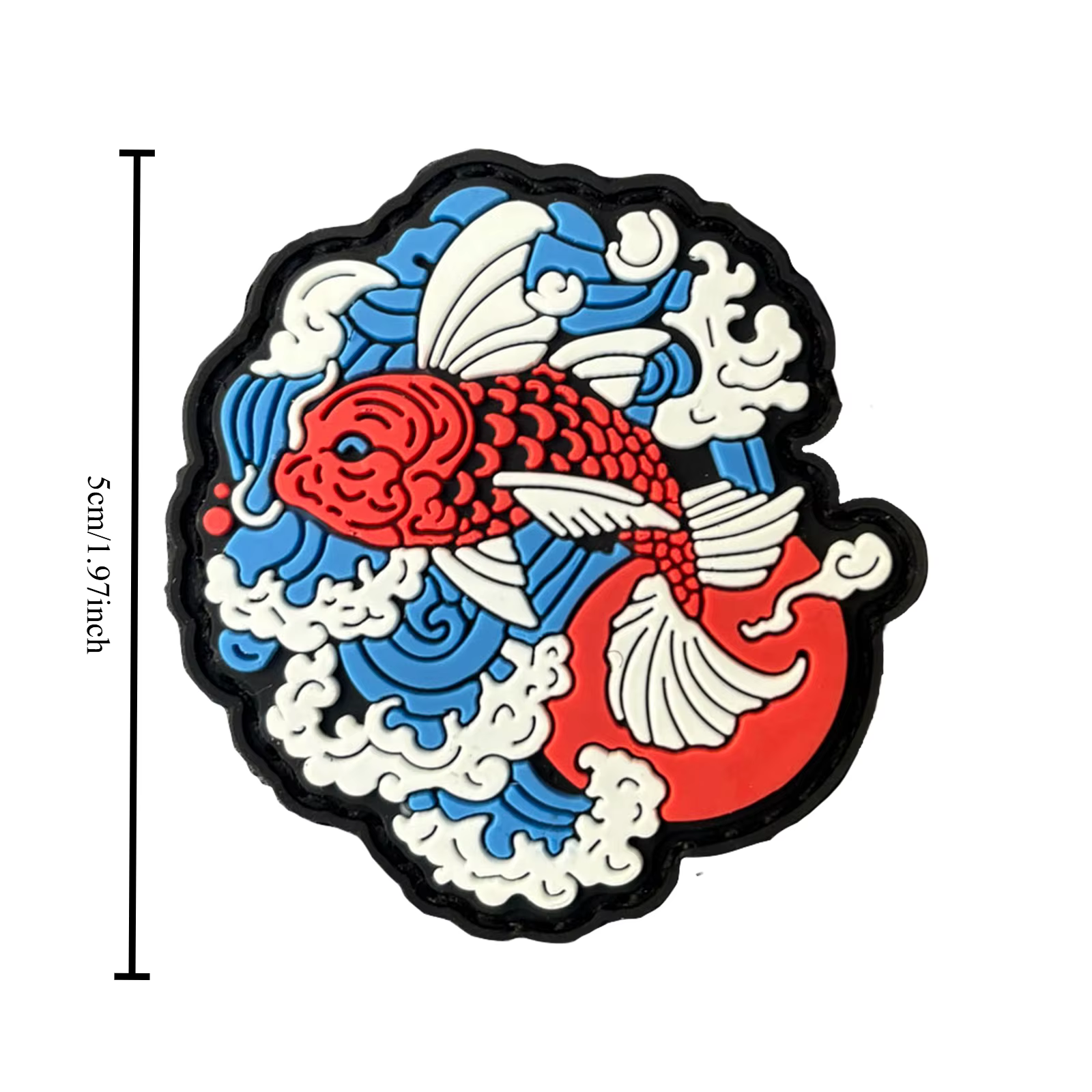 Parche táctico PVC Magic Carp – Insignia de moral con gancho y bucle - imagen 2