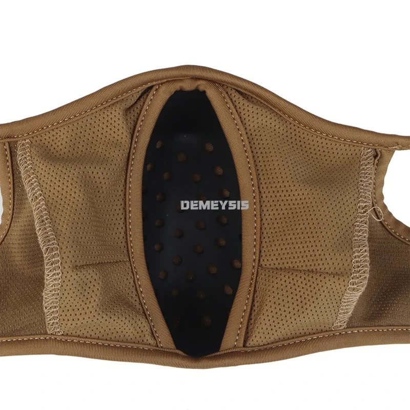 Pasamontañas táctico de media cara, Bandana transpirable para ciclismo al aire libre, caza, montar, con silicona, senderismo, tiro, bufandas deportivas - imagen 3