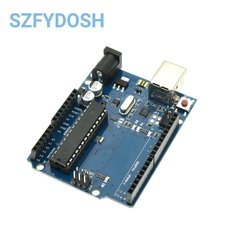 Para UNO R3 caja oficial ATMEGA16U2 + Chip Mega328P Placa de desarrollo R3 + CABLE USB - imagen 2