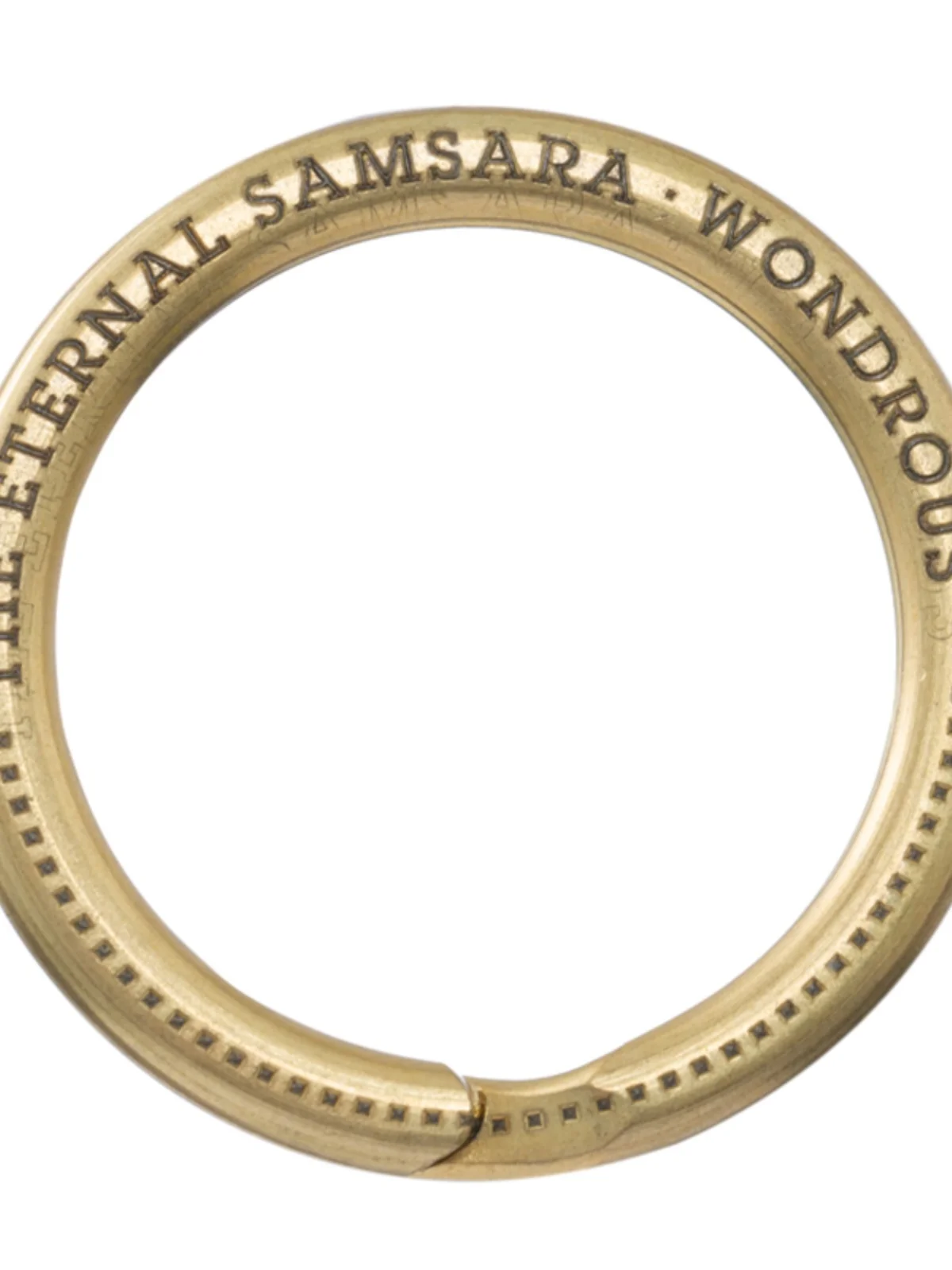 Llavero grabado Vintage de latón, accesorio grueso de hueso de serpiente individual para coche, bricolaje - imagen 4