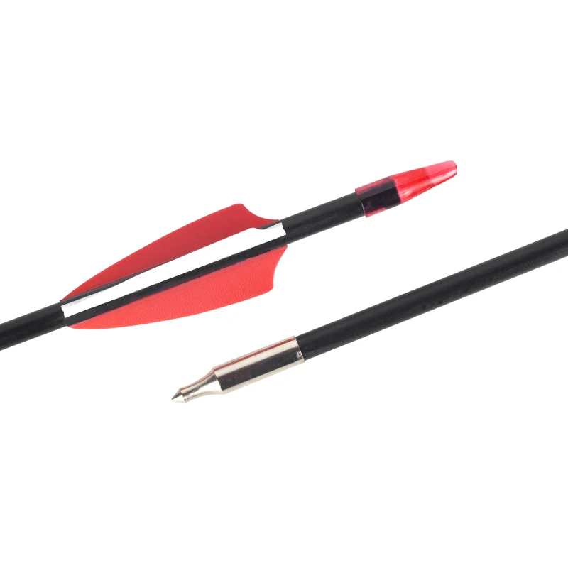 Linkboy-Flecha de fibra de vidrio de 30 pulgadas para tiro con arco recurvo, columna vertebral, 700 de diámetro, 7mm, recto, tiro con arco, caza - imagen 5