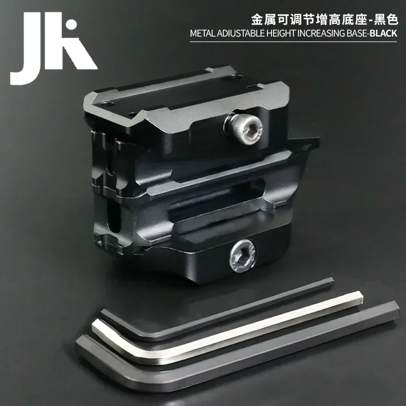 Equipo táctico Airsoft, Base de alcance óptico, altura ajustable, montaje de mira de punto rojo, serie de riel de 20MM, accesorios extraíbles para arma - imagen 5