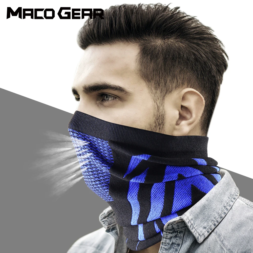 Bufanda de tubo para senderismo para hombre y mujer, mascarilla térmica de esquí estampada, deportiva, calentador de cuello, cubierta de polaina transpirable, Invierno - imagen 5