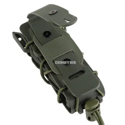 Bolsas de tiro de 9mm 45ACP, linterna de caza, soporte para antorcha, bolsa de cintura, pistolas tácticas MOLLE, bolsas individuales para revistas