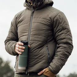 Ropa táctica de algodón cálida para exteriores, ropa de algodón a prueba de viento y a prueba de salpicaduras